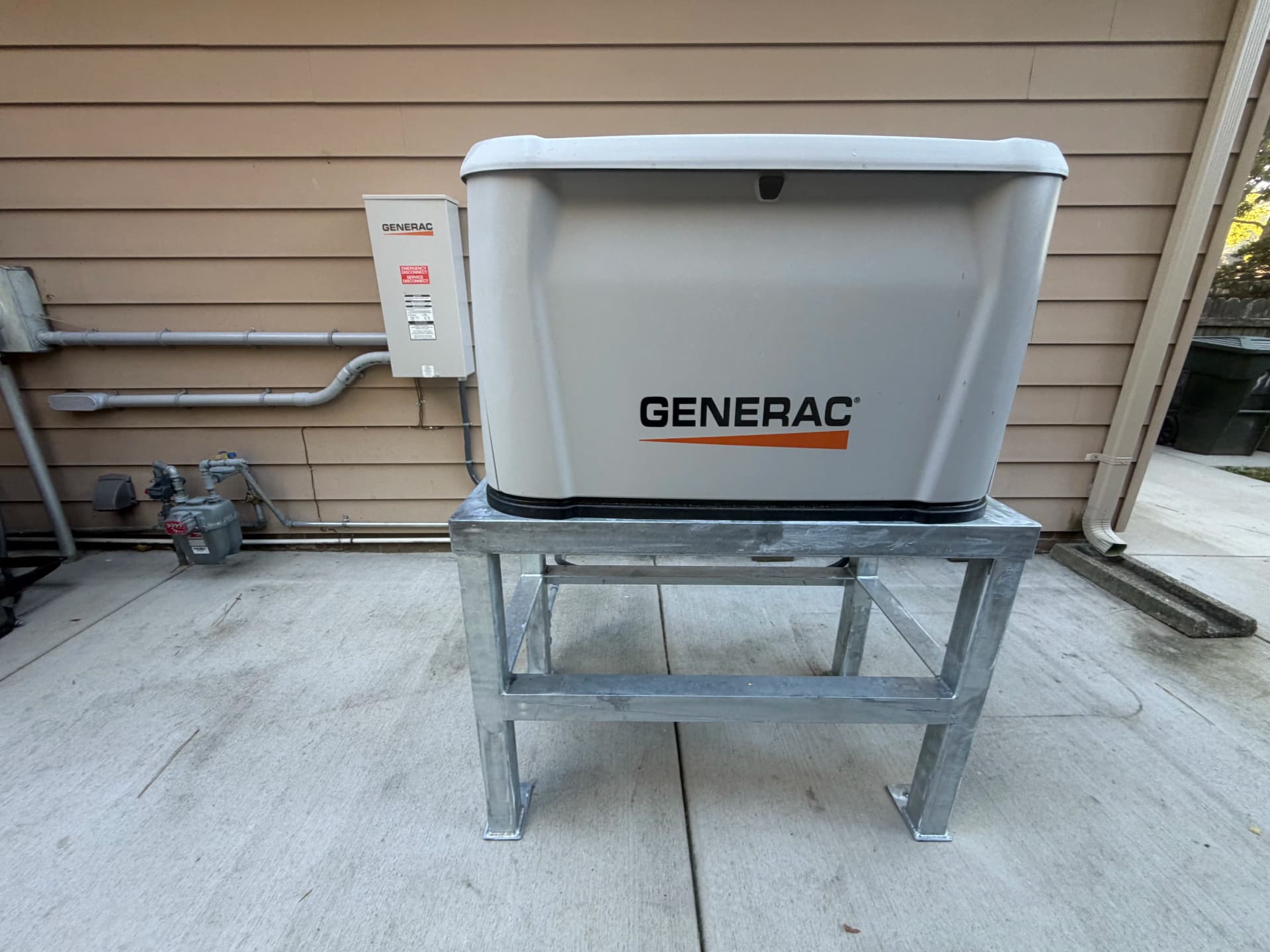 24KW Generac Whole House Generator Install in Hampton VA image